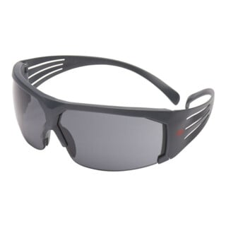 3M Schutzbrille SecureFit™-SF600 EN 166, branches grises, verre gris PC