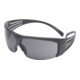 3M Schutzbrille SecureFit™-SF600 EN 166, branches grises, verre gris PC-1