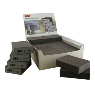 3M Schuurspons HI-FL L100xB68mm medium hard/vierzijdig gecoat.