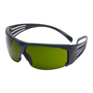 3M Schweißerbrille SecureFit™ SF600 EN 166 PC Branches grises, verre vert IR 3,0
