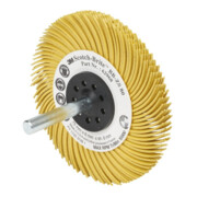 3M Scotch-Brite Bristle-B rush Typ C 50 mm Schaft- 6 mm, BB-ZS, Körnung: 8