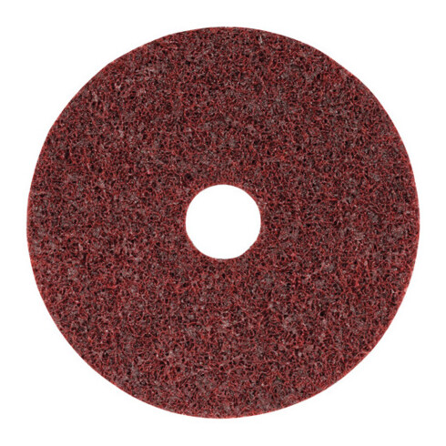 3M Disco in tessuto abrasivo Scotch-Brite SC-DH, Ø178mm, medio/rosso, con centraggio