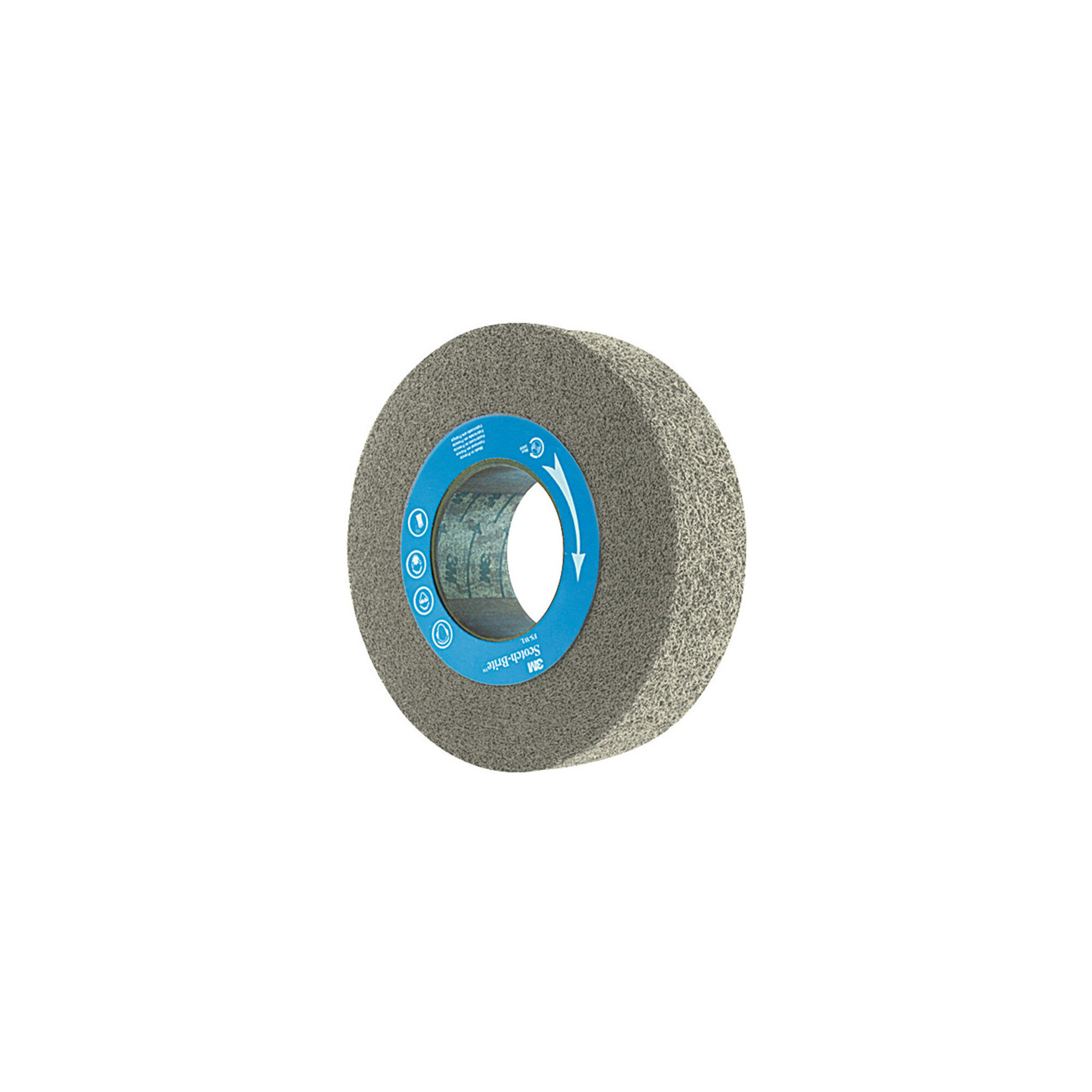 3M Scotch-Brite Kompakt-Finishscheibe (SiC), FS-WL, Scheiben- xBreitexBohrungs- 203X51X76 mm