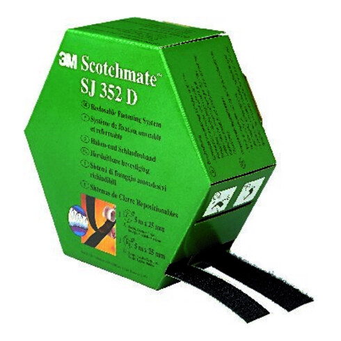 3M Scotchmate SJ352D Haken- Schlaufenband je 5m