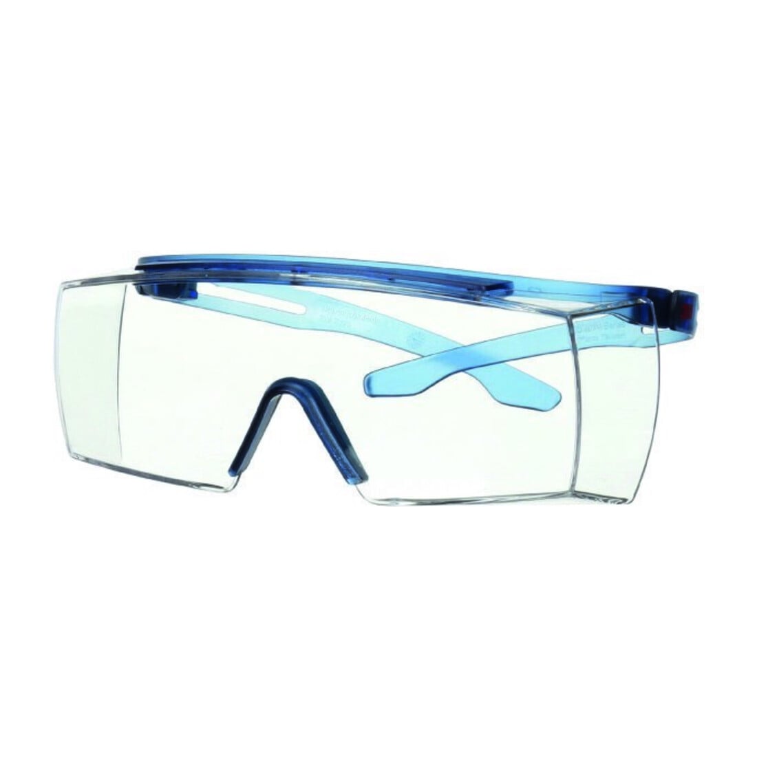 3M SECUREFIT lunettes de protection SecureFit 3700, branches bleues, verre clair 3M