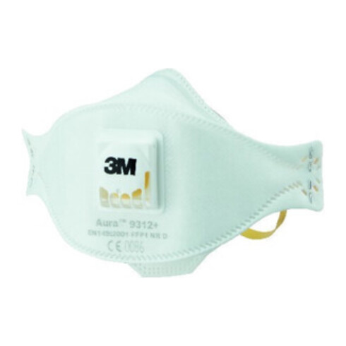 3M Set adembeschermingsmaskers Aura Serie 9300+, Filter: P1V