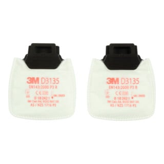 3M Set de filtres à particules échangeables, 10 paires, filtre : P3R
