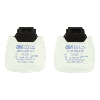 3M Set di filtri antiparticelle intercambiabili, Filtro: P2R