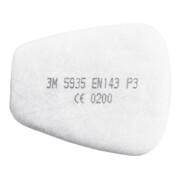 3M Set di filtri antiparticelle intercambiabili, Filtro: P3R