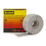 3M Silikon Ruban isolant 25 mm x 9 m, gris clair Scotch 70 25x9-4