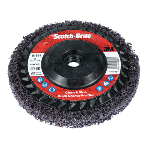 3M Spazzola per pulitura grezza (SiC), XT-RD PRO, ⌀125mm