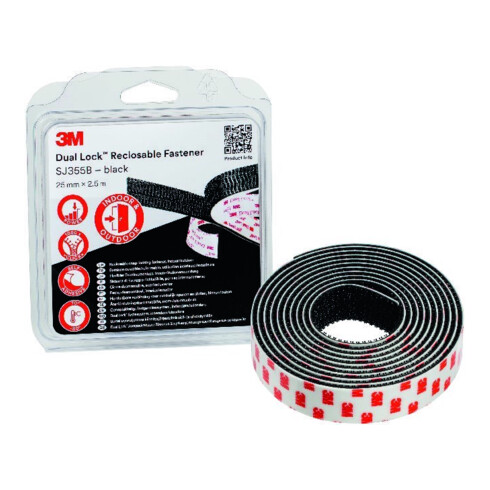 3M Système d'assemblage DUAL-LOCK, Type: SJ354D m