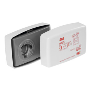 3M Verwisselbare deeltjesfilters, set, 10 paar, Filter: P3R