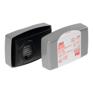 3M Verwisselbare deeltjesfilters, set, 10 paar, Filter: P3RC