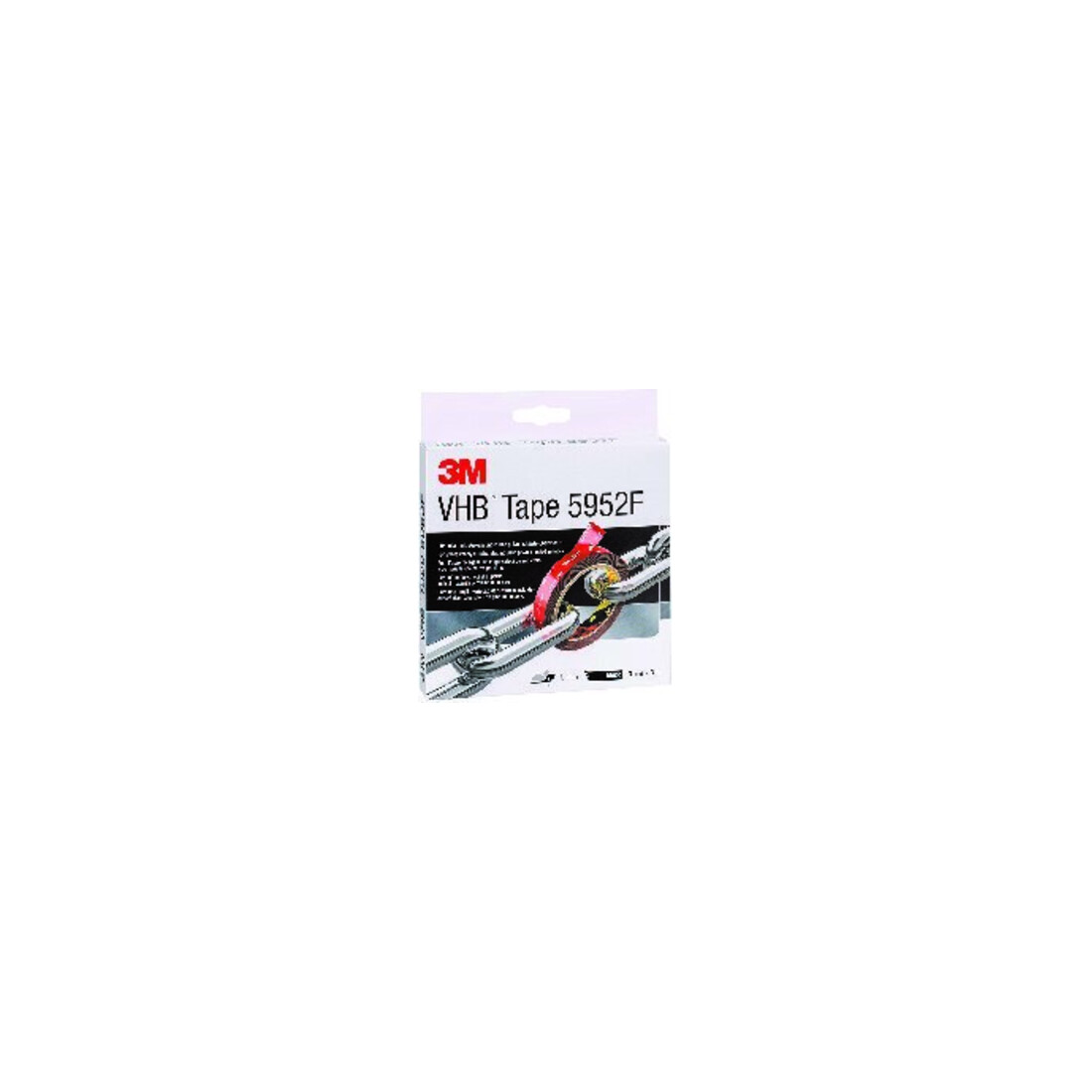 3M VHB doppelseitiges Klebeband 5952F schwarz 19 mm x 33 m
