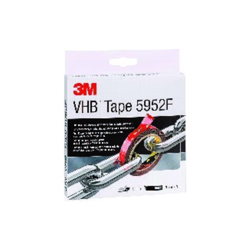 3M VHB Ruban adhésif double-face noir 5952F 12m x 33m