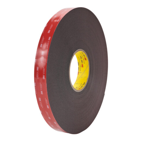 3M VHB-tape, zwart, Breedte x lengte (mm x m): 19X33