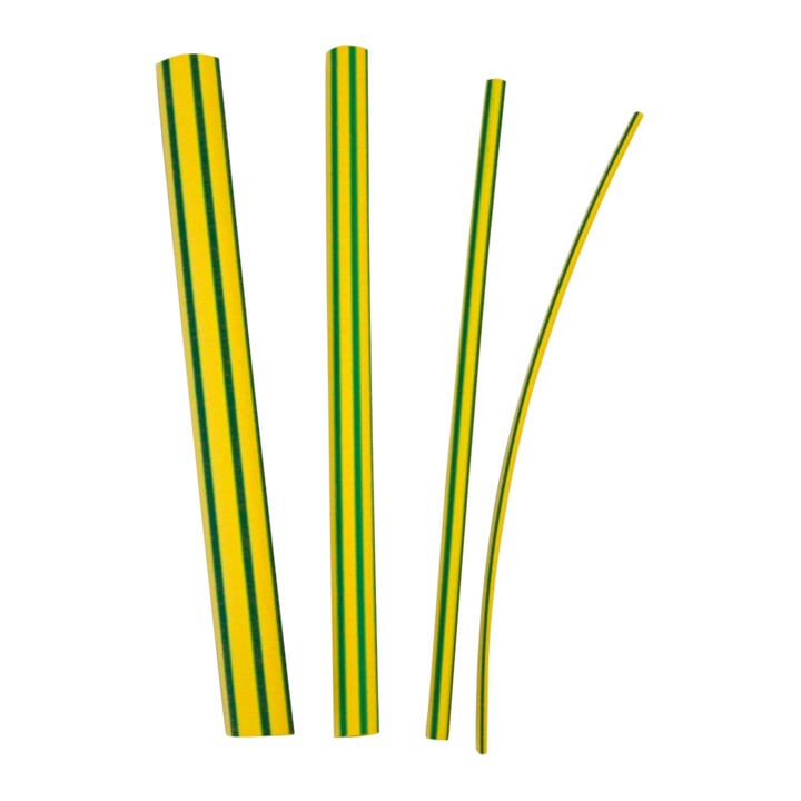 3M Warmschrumpfschlauch fin 24/8 mm, vert-jaune GTI 3000 gg