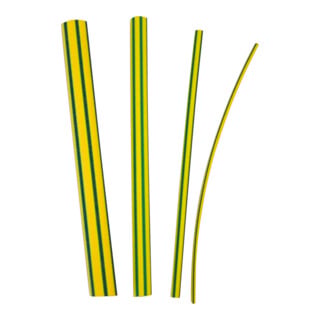 3M Warmschrumpfschlauch fin 9/3 mm, vert-jaune GTI 3000 gg