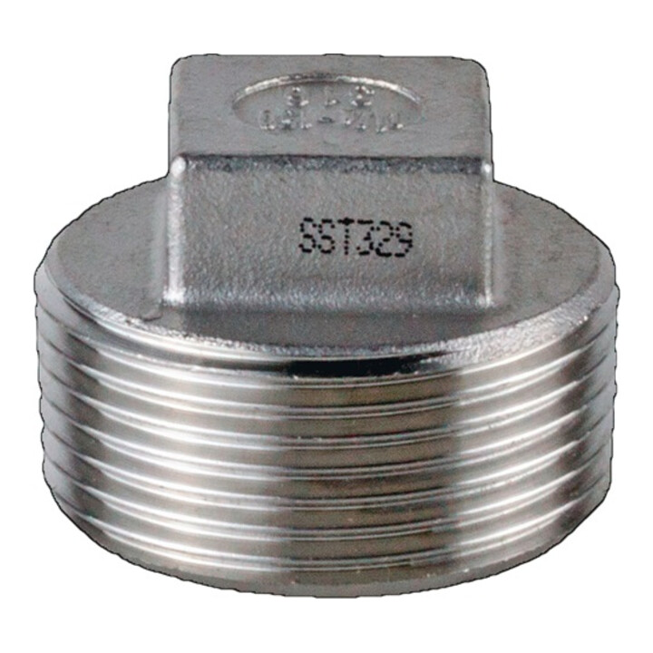 4-kant-Stopfen EN 10226-1 NPS 3 Zoll 4-kant 50mm SPRINGER
