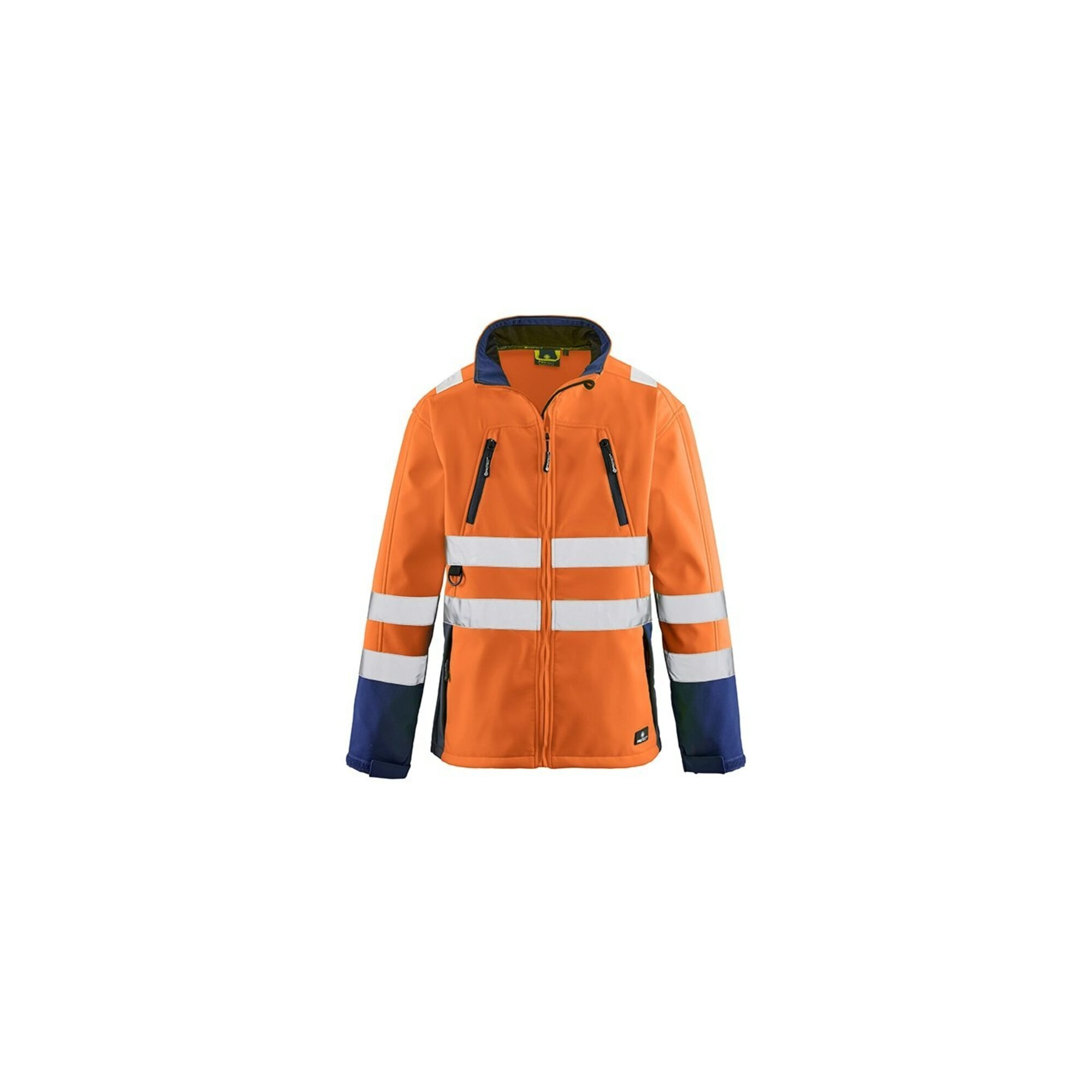 4 Protect JackePittsburgh, Softshell leuchtorange/navy, Gr. L ; BIG