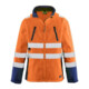 4 Protect Veste Pittsburgh, Softshell orange fluo/marine, T. M-1