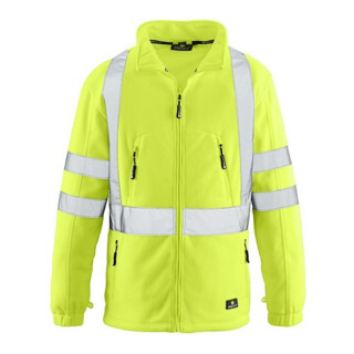 4 Protect Warnfleecejacke Seattle, leuchtgelb, Gr. XL