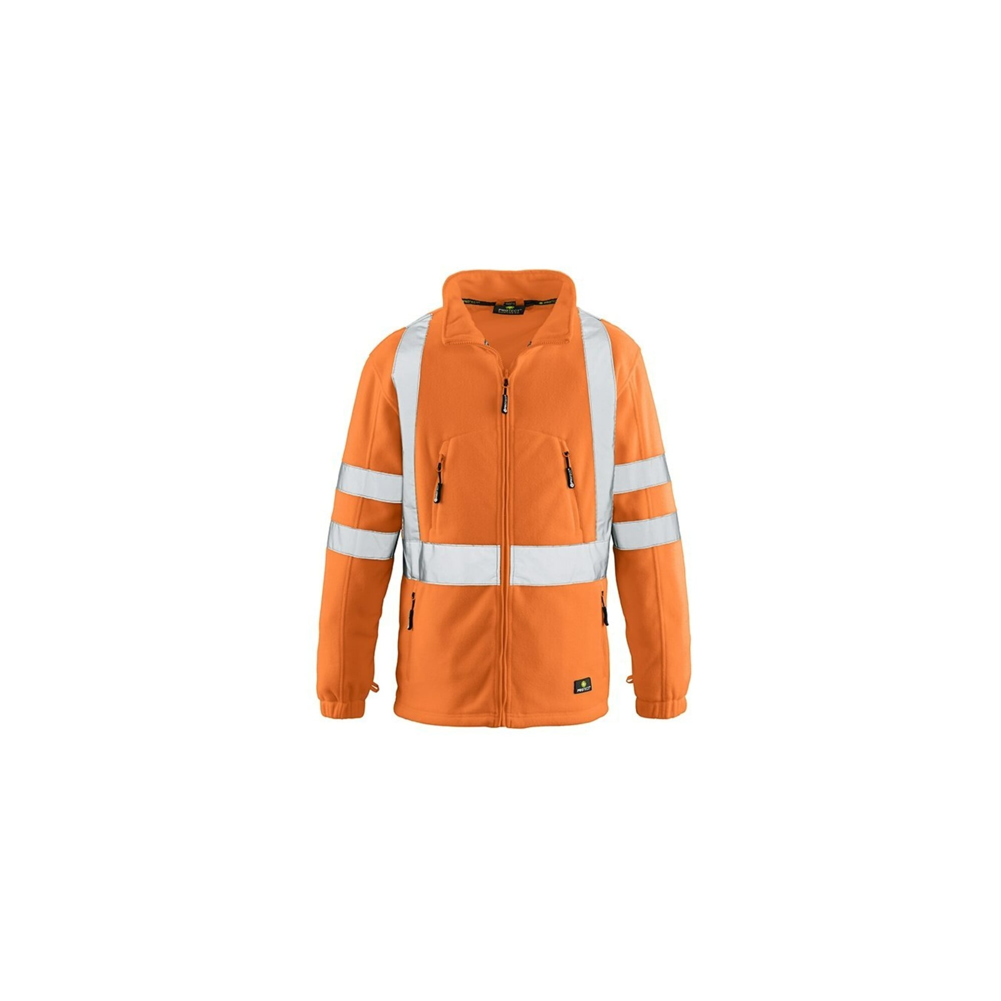 4 Protect Warnfleecejacke Seattle, leuchtorange, Gr. S ; BIG