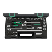 40/45/36/12 Composition de douilles carré  1/4"; 3/8" 48-pcs, 2712 g