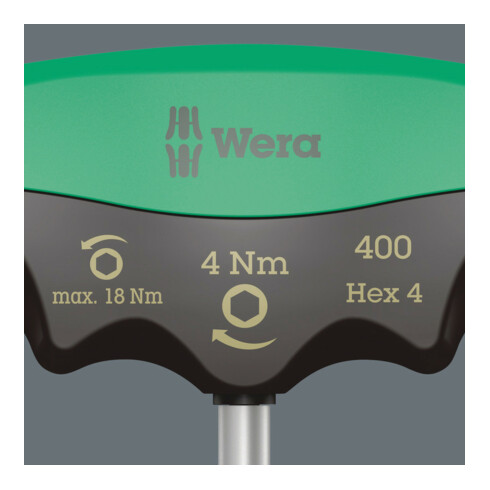 400 Hex Indicateur de couple, 4 x 60 mm