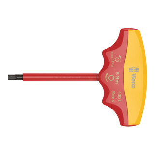 400 i VDE Hex Indicateur de couple isolé, 4 x 90 mm