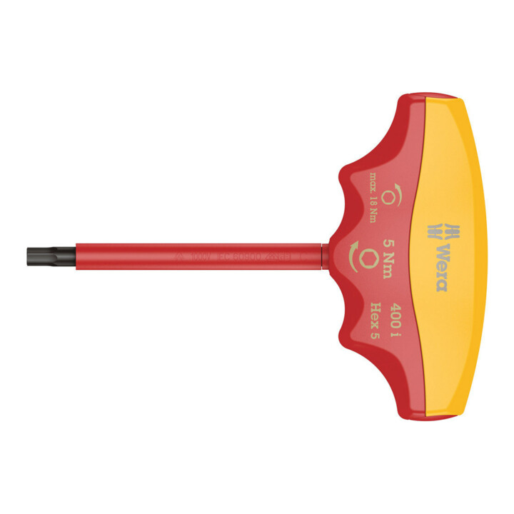400 i VDE Hex Indicateur de couple isolé, 4 x 90 mm