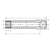 Stahlwille Spline Drive Sockets 40aLSP-4