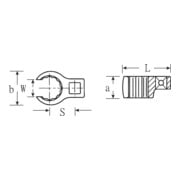 Clé Stahlwille CROW-RING 440a-4