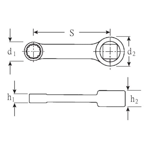 447 Adaptateur 10 mm; Innenvierkant 3/8 "