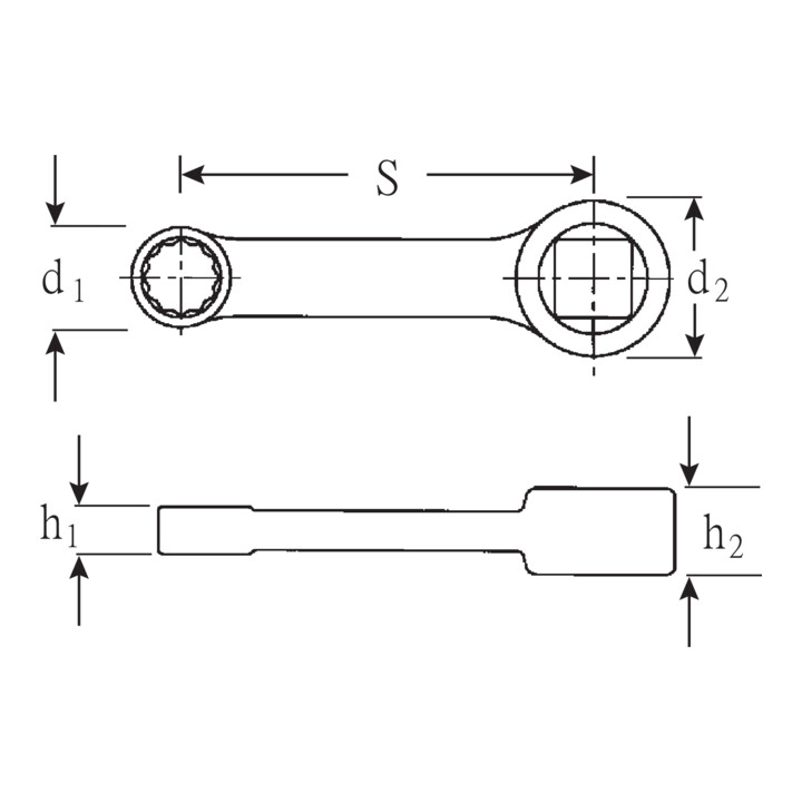 447 Adaptateur 8 mm; Innenvierkant 3/8 "