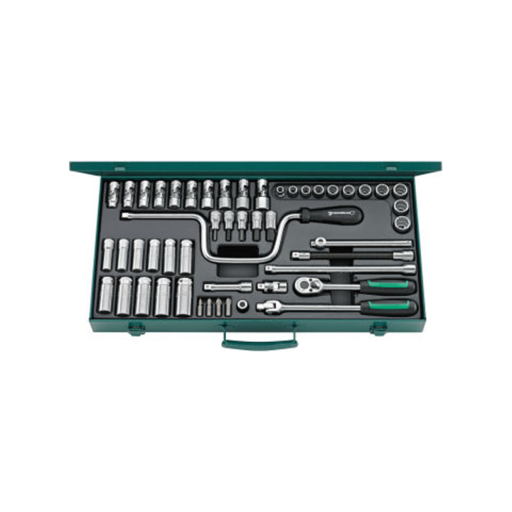 45/41/9 Composition de douilles carré  3/8" 50-teilig, 6521 g