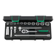 45a/12/5 Composition de douilles carré  3/8" 17-pcs, 1746 g-1
