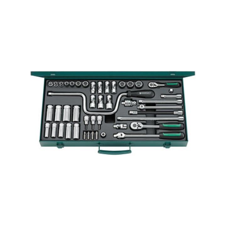 45a/33/13 Composition de douilles carré  3/8" 46-teilig, 6540 g
