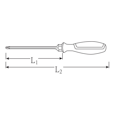 Tournevis Stahlwille 4631 Phillips DRALL 250 mm