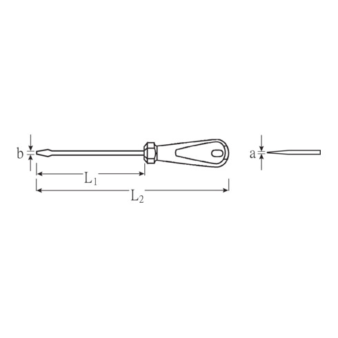 Stahlwille 4820 Tournevis à fente 3K DRALL® 3K DRALL