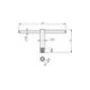 4KT-Aufsteckschlüssel DIN904 SW13mm i.Brünierton angelassen AMF-4