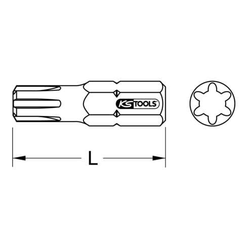 Outils KS RIBE à embout CLASSIQUE 1/4"', 25mm