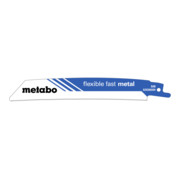 Metabo 5 lames de scie sabre flexibles fast metal
