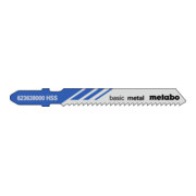 Metabo 5 Lames de scie sauteuse série métal classique HSS