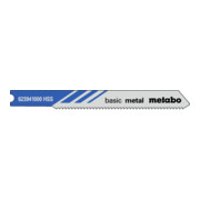 Lames de scie sauteuse Metabo 5 U Classique pour le métal 52 mm