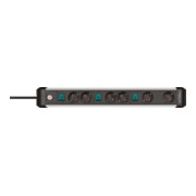 6 prises Brennenstuhl Premium-Alu-Line Technique 3 m H05VV-F 3G1,5 prises commutables par deux-4