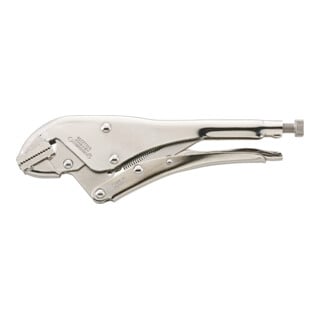 6562 Pince-étau parallèle 250 mm; Kopf nickelée brillant; Griffe nickelées brillant