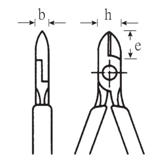 Stahlwille 6600 VDE Coupeuses diagonales avec biseau de coupe