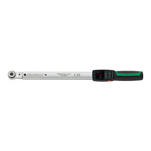 Clé dynamométrique angulaire Stahlwille 714R MANOSKOP® avec outil d'insertion à cliquet réversible